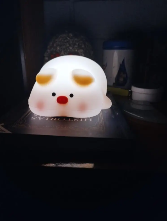 Touch Sensor Silicone LED Lamp - Cute Little Piggy photo review